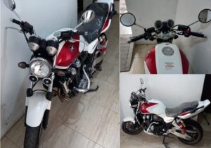توقیف موتور سیکلت هوندا CB ۱۳۰۰ قاچاق در لاهیجان+ عکس