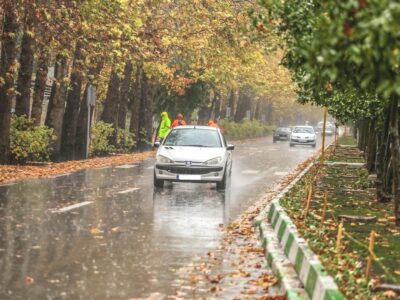 بارش باران پاییزی در روز‌های پایانی مهر در گیلان