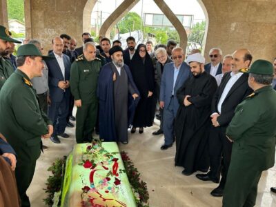 افتتاح حرم شهید گمنام شهر رودبنه