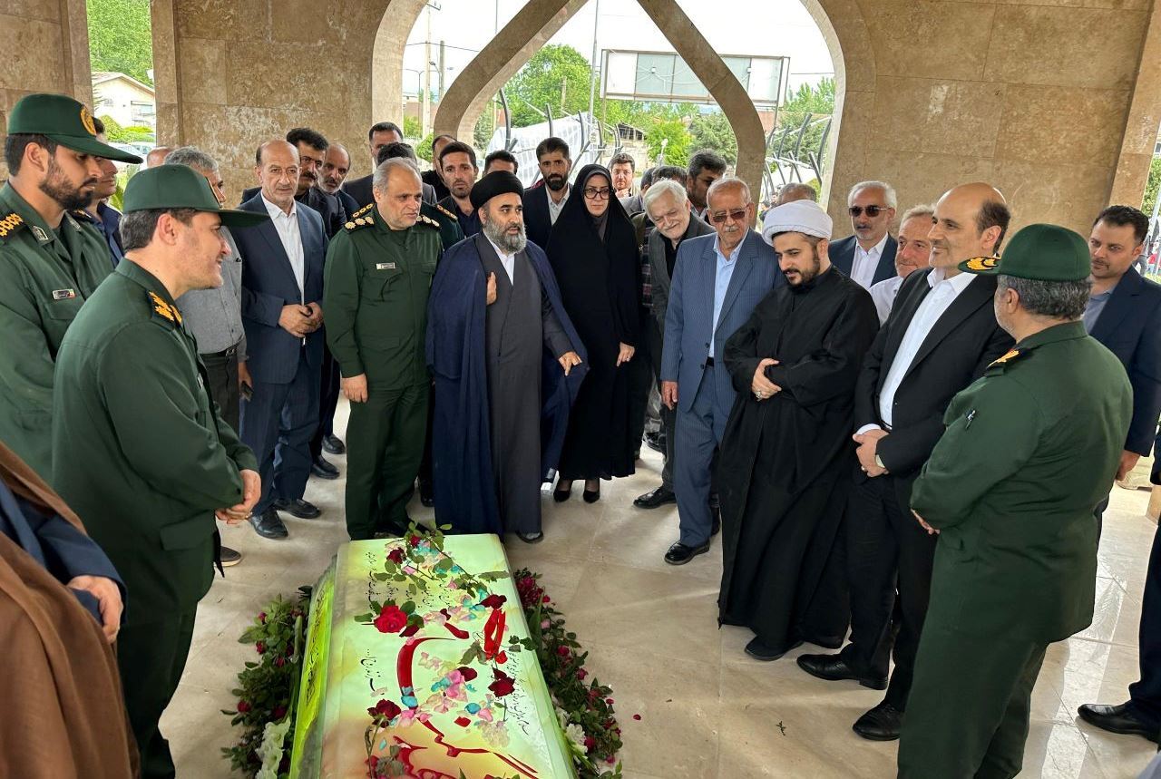 افتتاح حرم شهید گمنام شهر رودبنه