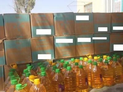 کشف ۵ تن روغن خوراکی قاچاق در گیلان