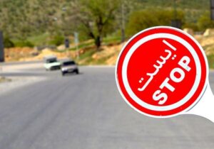 باند شمالی آزادراه منجیل به رودبار مسدود شد