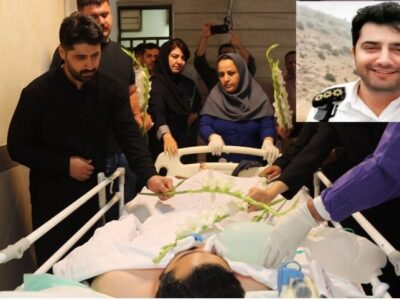 اهدای عضو پلیس وظیفه شناس، شهید توحید مهرپور در رشت