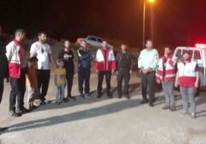 خانواده گم شده اهل عسلویه در جنگل‌های دیلمان پیدا شدند