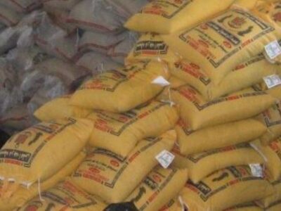 کشف بیش از ۶ تن برنج احتکار شده در لاهیجان