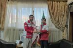 ملی پوش گیلانی به جمع امدادگران داوطلب هلال احمر گیلان پیوست