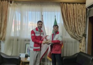 ملی پوش گیلانی به جمع امدادگران داوطلب هلال احمر گیلان پیوست