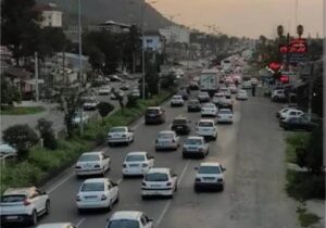 بازدید میدانی از محور پرتردد لاهیجان _ لنگرود | دستور پیگیری فوری علت ترافیک به ادارات مربوطه